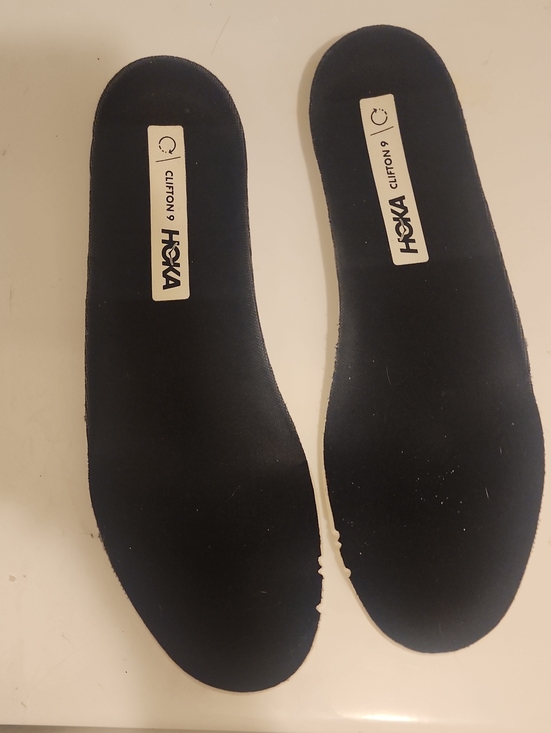 Hoka Shoes - Hoka Clifton 9 Mens Black Replacement Insoles